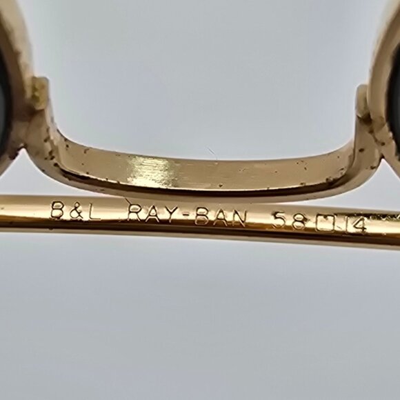 Ray-Ban B&L L1744 Changeables Aviator Gold Frame Photochromic Grey Sunglasses - Picture 9 of 16